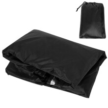 Funda para jacuzzi con protección UV, resistente al agua, con material a prueba de desgarros, cremallera trasera y dobladillo elástico.