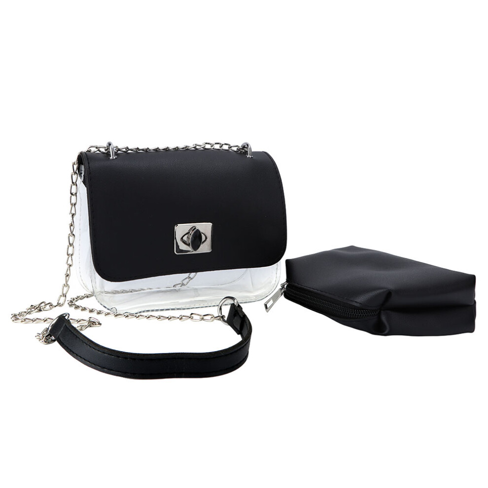 Stylish Transparent Crossbody Purse, Durable Odorless PVC Material for Women's Fashion and Function