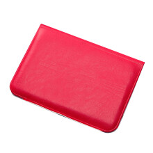 Blocco note rosso, in ecopelle di alta qualità per uso professionale, soluzioni di archiviazione versatili per una vita organizzata