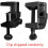 Table Lamp Universal Base Clip with Round Base Plate and Swing Arm - ABS Material for Versatile Lighting Solutions 4