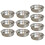 10pcs Convenient Pudding Moulds Nonstick Muffins Tin-B10 1