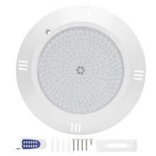 Luce LED subacquea RGB per piscina con telecomando, 252 perline SMD per piscine, giardini e paesaggi, AC12V IP68, impermeabile.
