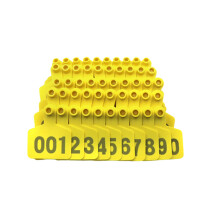 Plastic Poultry Animal Identification Ear Card with Number-I