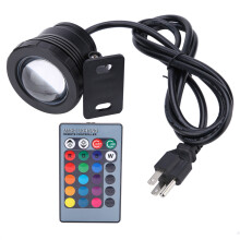 Luzes de fonte RGB ajustáveis, iluminação externa à prova d'água IP68, holofotes submersíveis para jardim, luzes LED multicoloridas para lago,