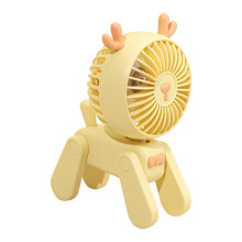 Ventilador de clipe recarregável para mulheres, adorável mini ventilador portátil de 3 velocidades com operação silenciosa e design moderno de