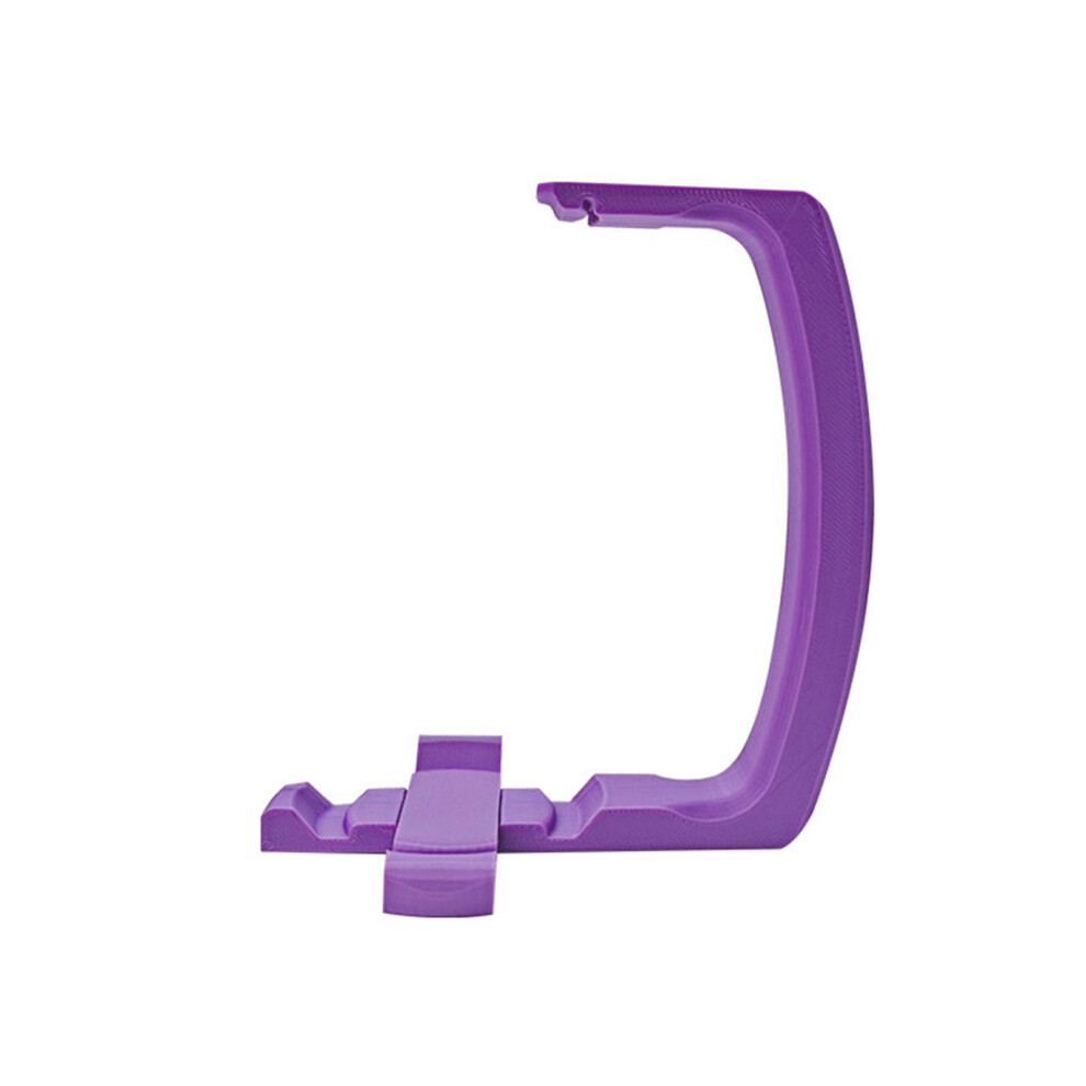 Ergonomic Can Holder with Nonslip Beer Grip for Spill Prevention, Home Office and Outdoor Use, Purple