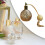 Refillable Perfume Bottle with Easy Refill Design, Leakproof Travel Size Atomizer Yellow Gray 2