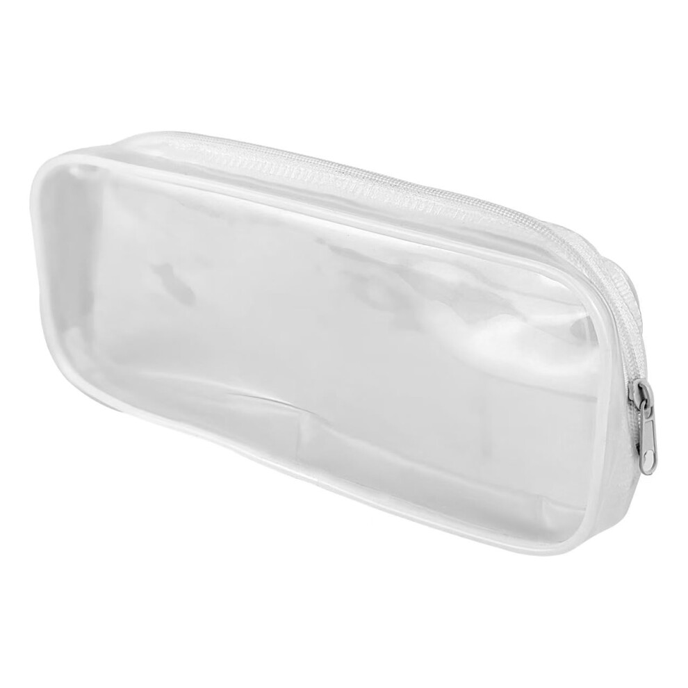 Clear Makeup Bag PVC Toiletry Pouch Transparent Travel Cosmetic Organizer with Secure Zipper Closure