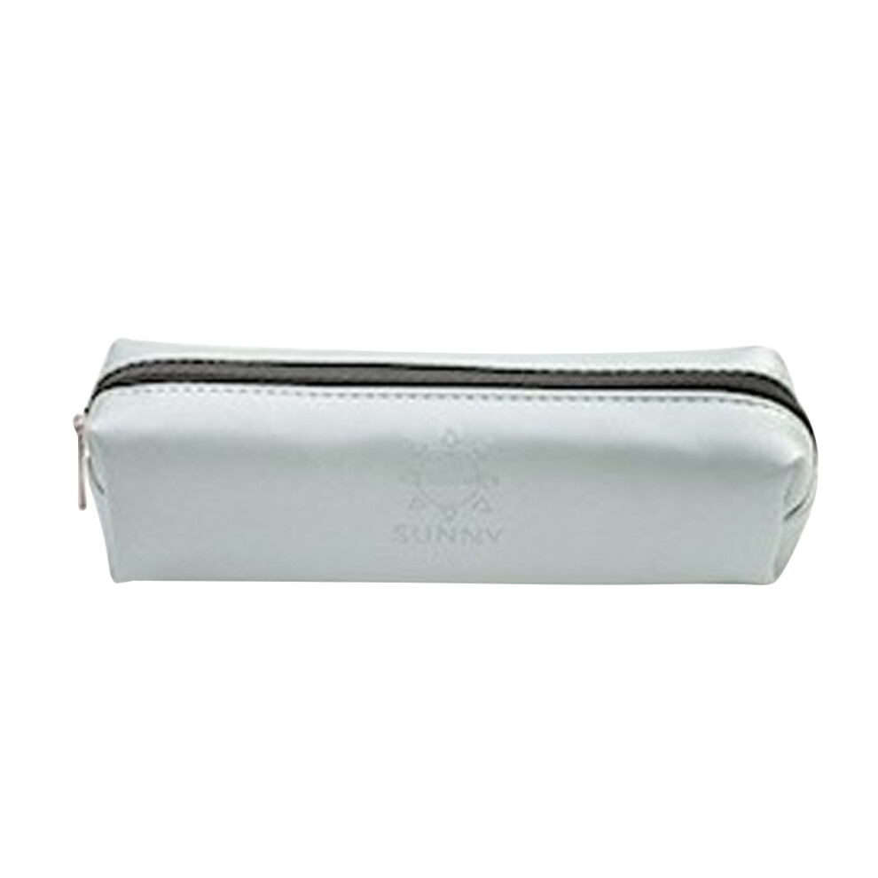 Cosmetic Organizer, Great Gift, Stylish Smooth Zipper, Waterproof Pu Material Pencil Bag, Practical Solution For Women
