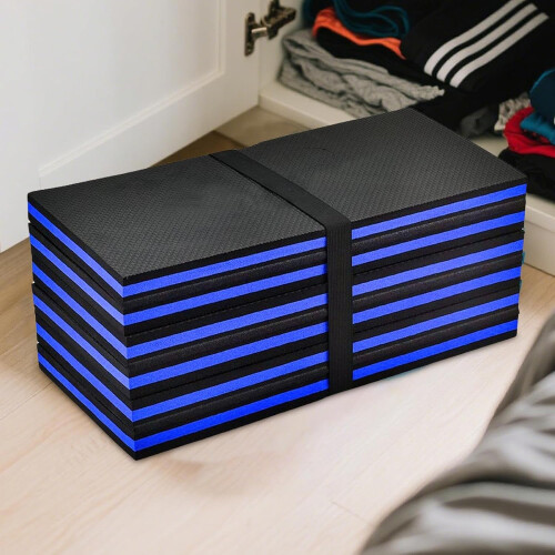 Foldable Mechanic Kneeling Pad with Ergonomic Support for Garage and Workshop Auto  Blue 1