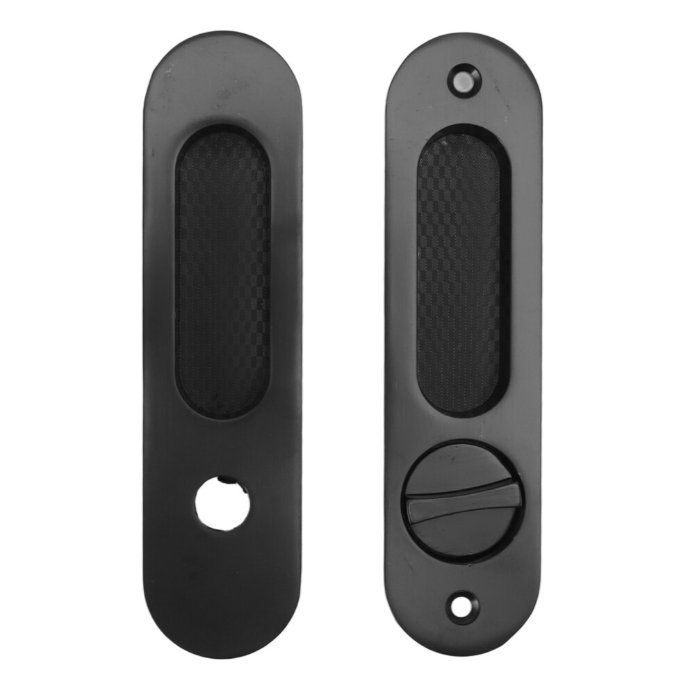 Barn Door Lock With Key, Privacy Pocket Door Lock Hardware For Kitchen Closet Patio Doors, Zinc Alloy Door Hardware, Easy Installation, Us Standard Do 9454554108353