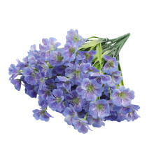 10 Bundles Artificial Flower Bouquets Artificial-sky blue