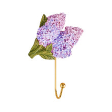 Crochets décoratifs floraux pour cuisine, salle de bain et bureau. Jolis supports muraux en résine, polyvalents et faciles à installer.