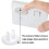Protective Outlet Covers, Safe Secure Baby Safety Solution, Transparent Design, Comprehensive Coverage For Home Office, 52 Pack 2