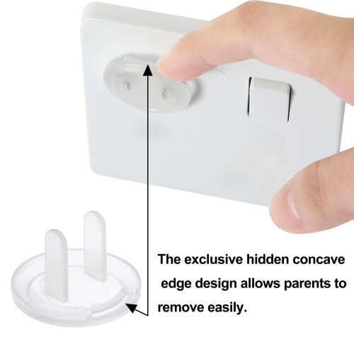 Protective Outlet Covers, Safe Secure Baby Safety Solution, Transparent Design, Comprehensive Coverage For Home Office, 52 Pack 1