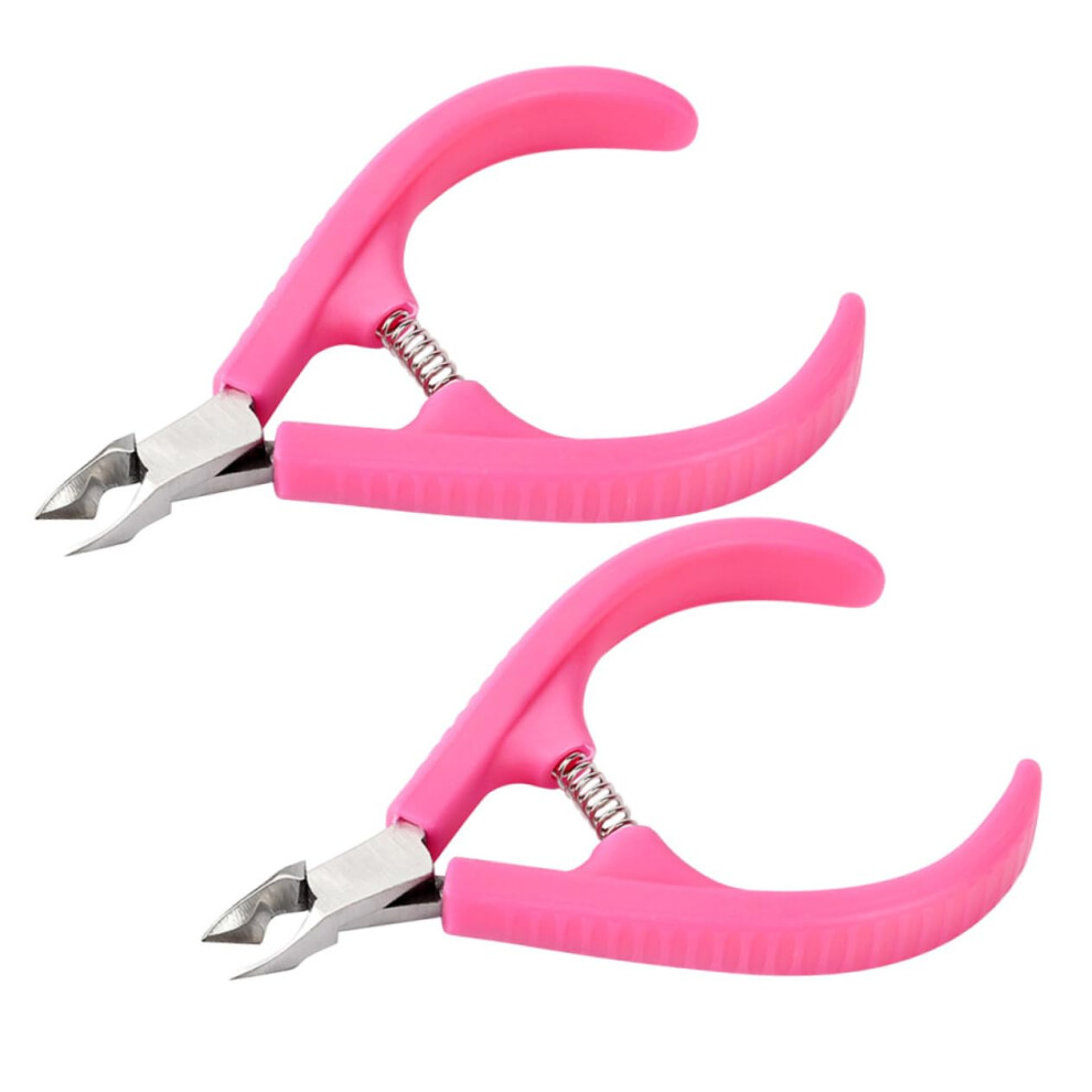 4pcs Professional Cuticle Nipper and Trimmer Set with Ergonomic NonSlip Grip for Salon Manicure