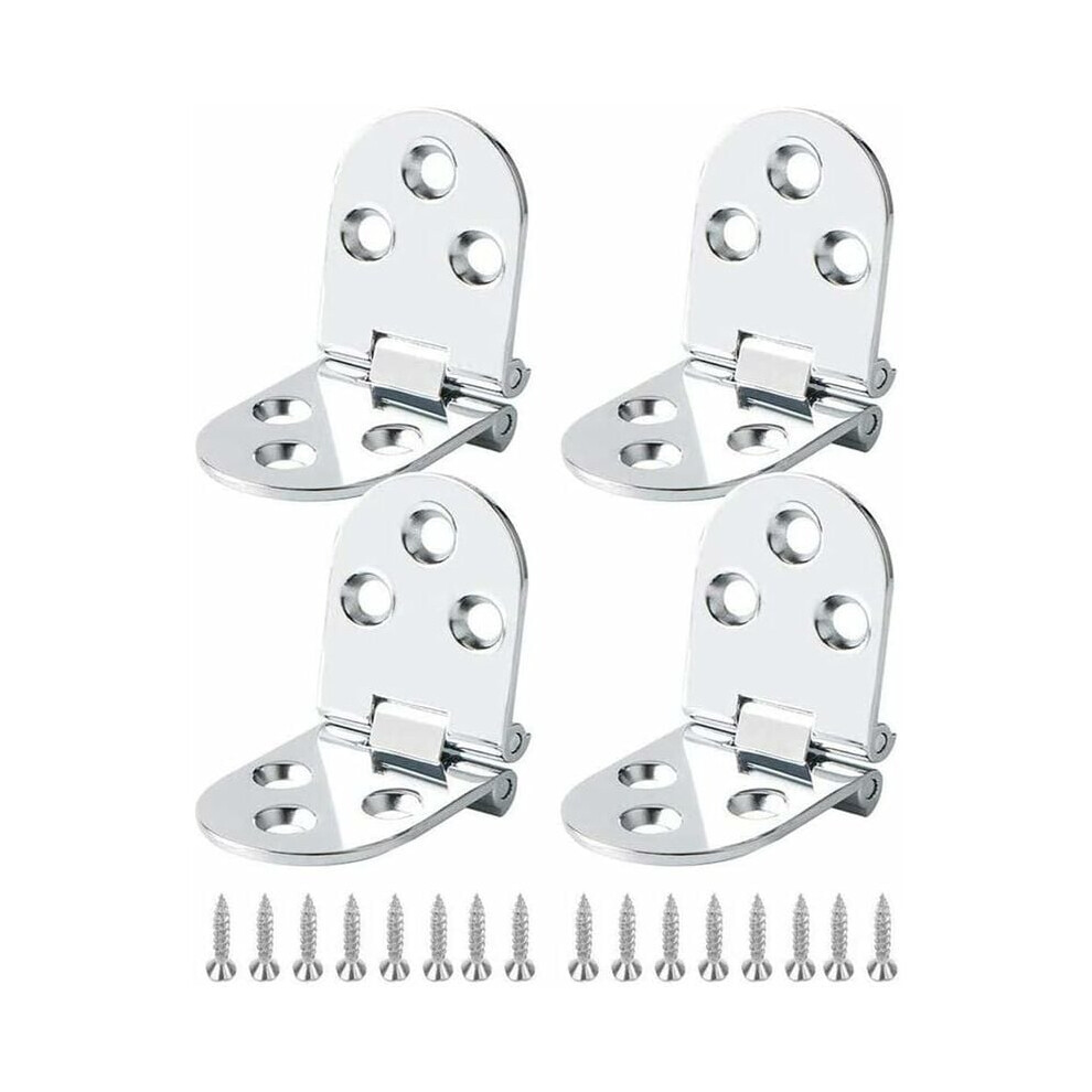 Butler Tray Hinge For Heavy Duty Folding Furniture Accessories, Flip Top Hinge Round Edge For Computer Tables Sewing Machines Windows Doors Folding Ta 9454554109886