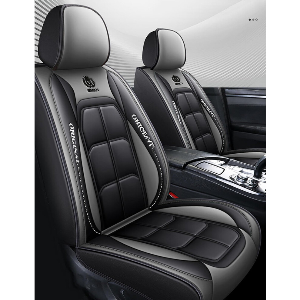 Leather Car Seat Covers Waterproof Breathable Nonslip Soft Universal Fit Seat Protectors For Cars 9119770739797