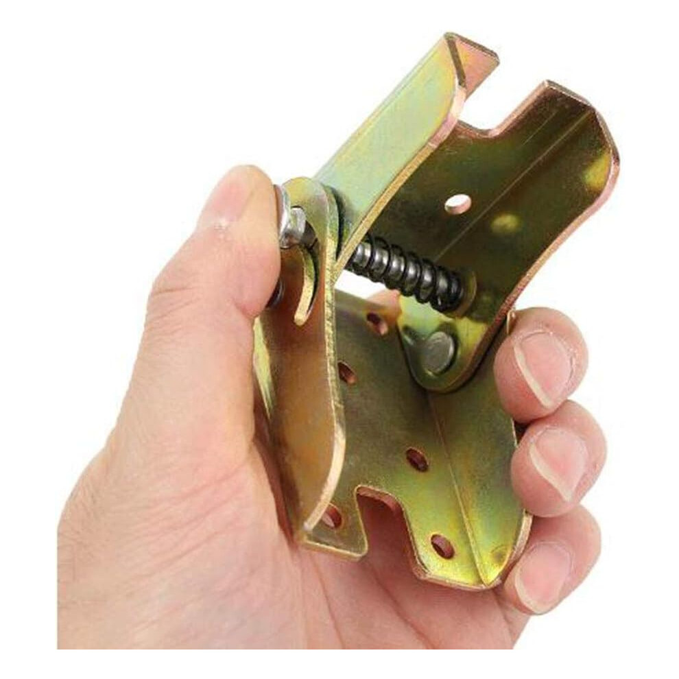 2 Pack Foldable Hinges For Furniture Legs, Self Locking Galvanized Metal Iron Bracket With Hidden Hinge Design For Rvs, Beds, Worktables 9454554110080