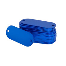 Multipurpose Stainless Steel Pet Nameplates Suitable for-Blue