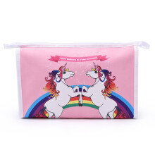 Hochwertiger Kinder-Kulturbeutel mit Reißverschluss, leichte Reisetasche, niedliches Münzportemonnaie, waschbarer, wasserabweisender Stoff,