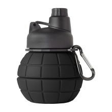 Ergonomische und leicht zu reinigende, faltbare Wasserflasche aus gesundem und sicherem Material, perfekt für den Schulgebrauch und den täglichen