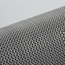 NonSlip Drainage Mat, SShape Hollow PVC Floor Mat For Bathrooms And Pools, Gray/Grey 0.9x6M (3x20FT) Multicolor