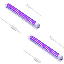 Sikker og sjov UV LED Blacklight, udvideligt design til tilpasset belysning i glødende fester, neonmaling og mere (2-pak)