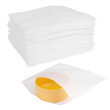 Skumpåsar för skydd av ömtåliga varor, kuddomslag för tallrikar och glas, slitstarka och praktiska skumpåsar med rivtålig PE-plast