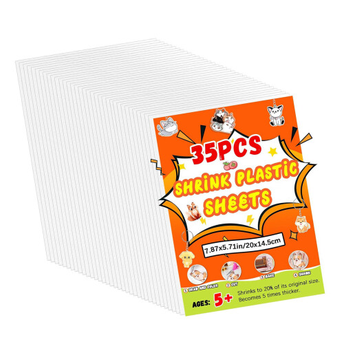 Double Partial Shrink Plastic Climactic moment Art-35PCS