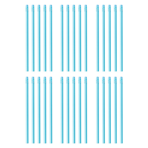 Crayons d'écriture triangulaires, 30 pièces, crayons de-Bleu