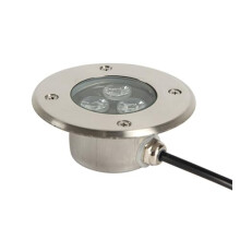 Ultra Thin Ground Lights, 24V Low Voltage Green IP68 Waterproof Landscape Lights for Garden and Pond Decoration