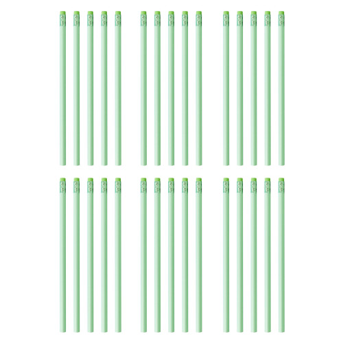 Crayons d'écriture triangulaires, 30 pièces, crayons de-Vert