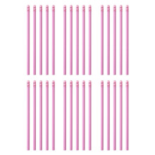 30 stuks Macaron kleurpotloden schrijfpotloden met gum-Rozenrood