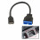 Motherboard Front Panel USB 3.1 Type-E to USB 3.0 19/20-Pin Header Adapter Cable for  Desktop Computers 20cm 7