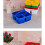 Panier de rangement empilable avec poignée, 6 pièces, pour 6