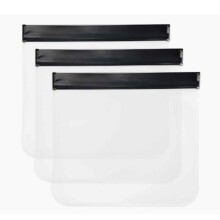 3 Stück Flüssigkeitsbeutel für die Flughafensicherheit, transparente Verpackungsbeutel, tragbare Reiseaufbewahrungsbeutel,