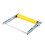 Support de coupe réglable en acier inoxydable pour-Jaune 1