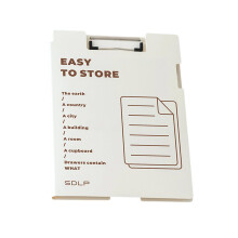Heavy Duty Plastic File Organiser Standard Size Flipping-D