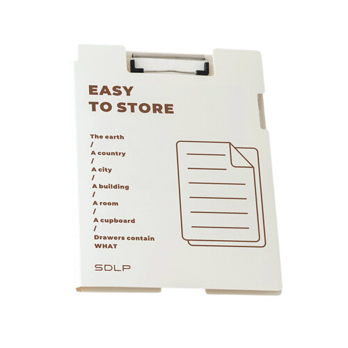 Heavy Duty Plastic File Organiser Standard Size Flipping-D