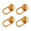 4Pcs Earring Lifter Backs for Heavy Earrings U Shaped-Gold 1