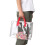 Τσάντα Tote Premium Material Clear για γυναίκες, ευρύχωρη εσωτερική διαφανής τσάντα Tote PVC με 4