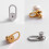 4Pcs Earring Lifter Backs for Heavy Earrings U Shaped-Gold 6