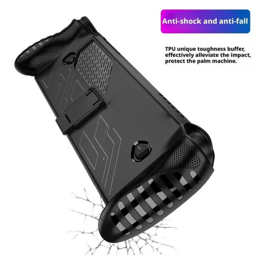 For   Ally X Handheld TPU Protective Case with Back Bracket Non-Slip and Anti-Fall Protective Cover 2