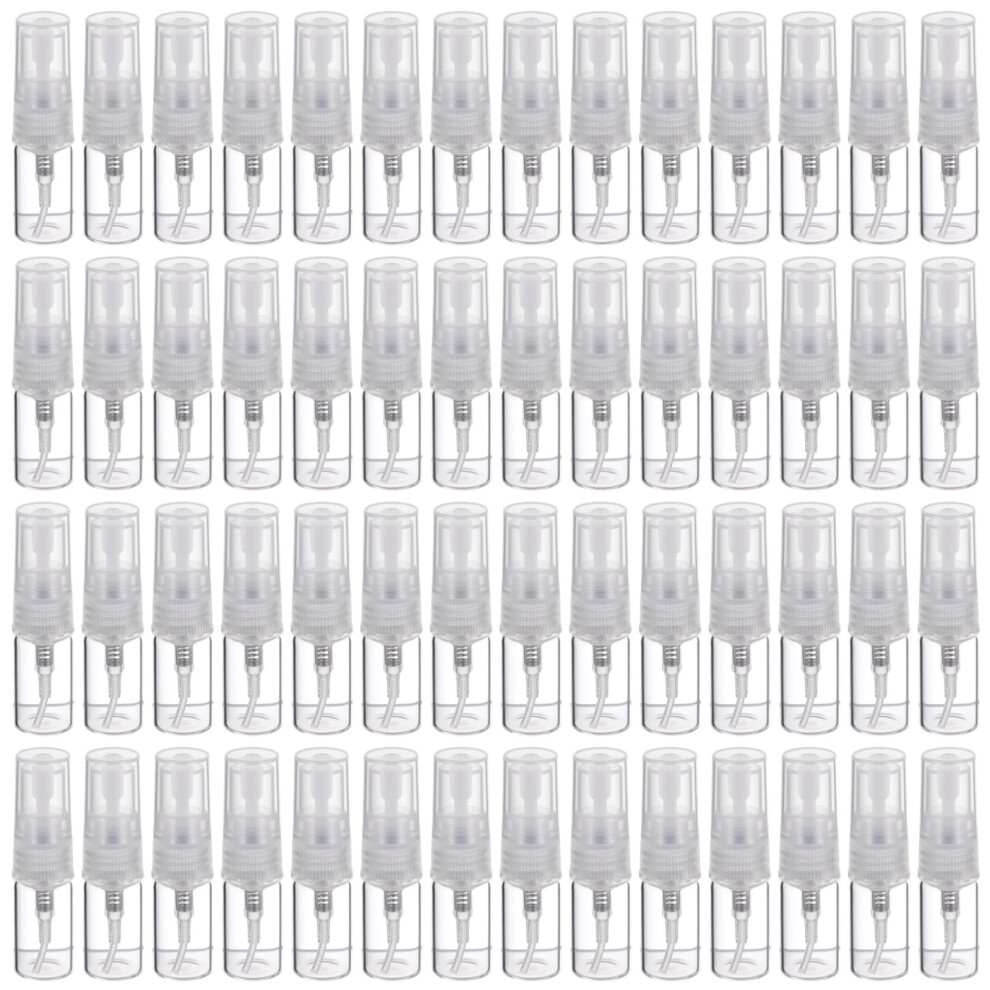 200 Pcs 2ml Glass Perfume Spray Bottles Mini Refillable Leakproof Atomizers for Travel and Samples