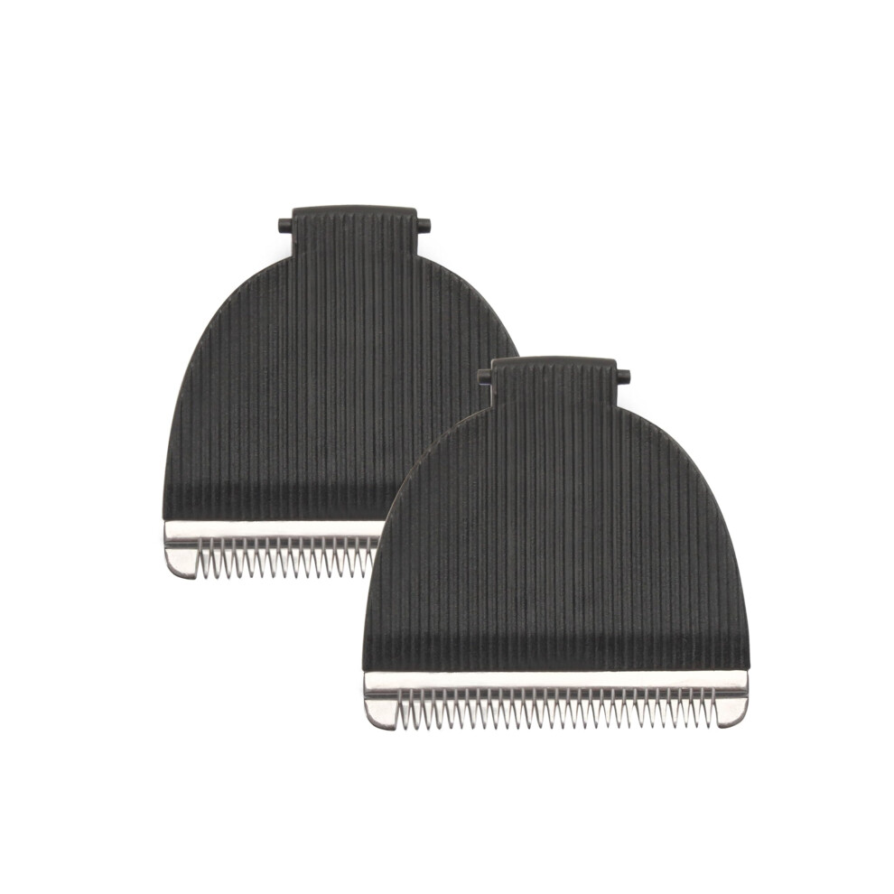 Replacement Blade Pack of 2 for Meridian Trimmer, SkinFriendly Ceramic, Waterproof, Fits Onyx and Sage