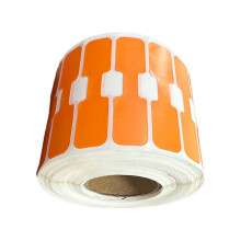 2000 Labels Strong Adhesive Labels Jewelry Price Sticker-Orange