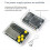 7 Pixel Game Console Electronic DIY Kits Handheld 51 Single-Chip Computer DIY Welding Practice Parts Red 2