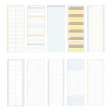 100Sheets Decorative Note Paper 5x14cm Creative-Daily recording