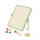 Petits tableaux blancs tableau magnétique-Rectangle gris vert 1